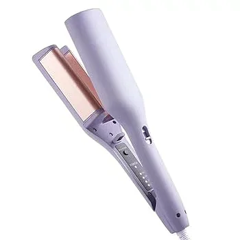【中古】ヘアアイロン ウェーブアイロン フレンチウェーブヘアアイロン 32mm 深U型 4段階温度調整 USB 充電式 ミニヘアアイロン マイナスイオン 10秒急速