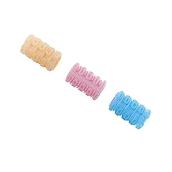 【中古】FRCOLOR 3個 ヘアカーラー hair curler ヘア カーラー ヘアコテ ヘア コテ 髪用ローラー 髪用カーラー ヘアスポンジ ヘア磁気ローラー diy理髪ツ
