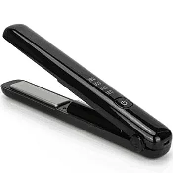 【中古】Arfobug USB ワイヤレス充電式ヘアアイロン カールとストレート 2-in-1 ヘアカーラー ポータブル スプリント カーリングワンド ヘアアイロン コ