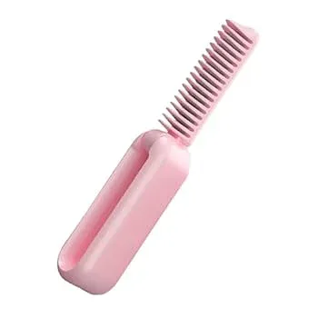 【中古】ヘアアイロン ブラシ、イオンヘアアイロン ブラシ,ヘアアイロン ブラシコードレスイオンホットコームストレートナー | 2000mAh ホットコーム、テ