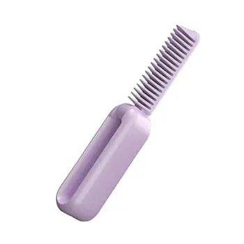 【中古】縮毛矯正ブラシ、ヒートブラシストレートヘアアイロン - ヘアアイロン ブラシUSB充電アイロンストレートナー,2000mAh ホットコーム、テーマパー