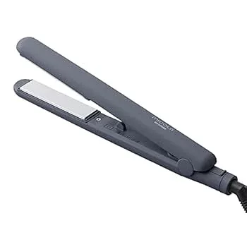 【中古】【立ち上げ30秒・軽量】アイリスオーヤマ MiCOLA (ミコラ) セラミック ストレートアイロン 海外対応 温度調節可能 HIR-MS101-H ダークグレー