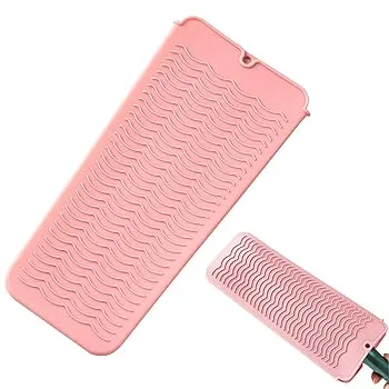 【中古】シリコーンヘアアイロンマット | 断熱マット - ヘアスタイリングツール、フラットアイロン、ヘアアイロン用のポータブル耐熱シリコンマット Xmod
