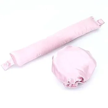 【中古】XQYINGXXD レイジーカーリングアイロン 女性用ヘアアイロンセット ホットカーリングヘアなし アーティファクト スリープカーリングヘア、ピンク