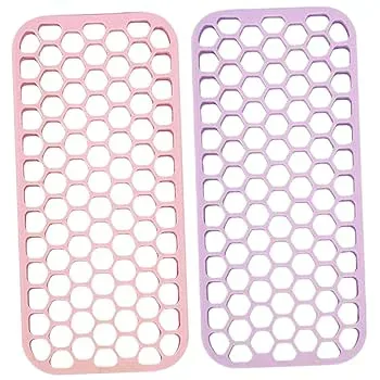 【中古】ADOCARN 2個 理髪鍋つかみ カーラー ヘアコテ ヘア コテ ストレートナー キット エレクトロニクスマット デュアル ヘアアイロンホルダー ヘアツ