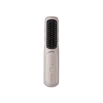 【中古】FESTINO(フェスティノ) スタイリングヒーターブラシ(SMHB-049) マイナスイオン 約140℃?約200℃ ヒートブラシ ヘアアイロン機能付き USB充電式