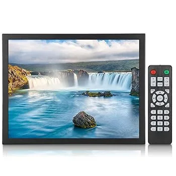【中古】15インチモニター、1024x768 HD TFT 4:3ディスプレイWLEDバックライト、HDMI VGA AV BNC USB入力をサポート、CCTV用のポータブル組み込み産業用