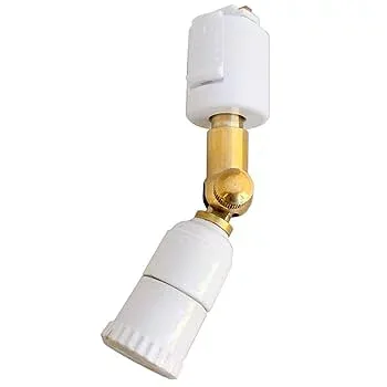 【中古】【未使用】E17 セラミックソケット (ダクトレール用/ホワイト) スポットライト ライティングレール用 LED電球 ソケット 陶器