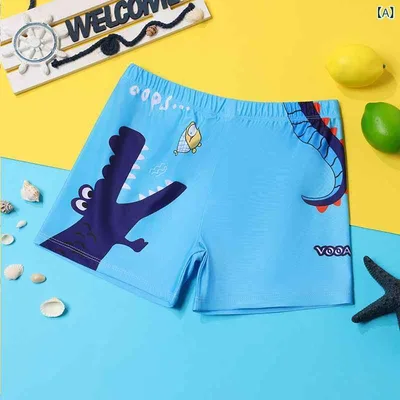 水着 男の子 キッズ ボクサー 泳服 水泳パンツ スイムパンツ スイムウェア 高弾力 伸縮性抜群 ポリエステル 快適 キャラクター ワニ ブルー ネイビー ジュニア