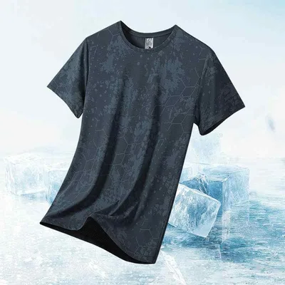 Tシャツ メンズ 接触冷感 吸汗速乾 通気性 メッシュ 薄手 半袖 クルーネック ゆったり 無地 カットソー トップス 部屋着 カジュアル スポーツ 春夏 ペア