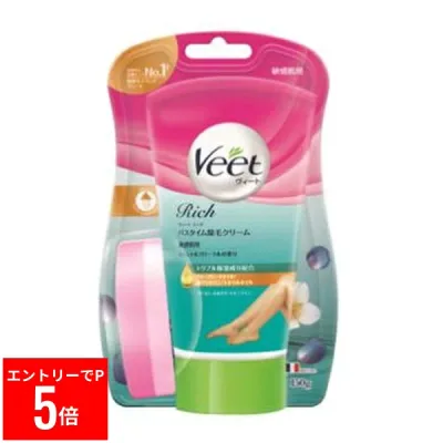 【※エントリーでP5倍※】 ヴィート リッチ Veet Rich バスタイム除毛クリーム 敏感肌用