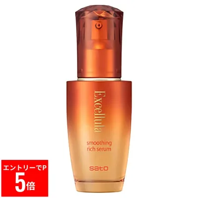 【※エントリーでP5倍※】 【送料無料】エクセルーラ スムージングリッチセラム(45ml) 高機能美容液 フラーレン 乾燥小じわ 保湿 毛穴 大人肌 保湿成分 セラミド ハリ 角層【佐藤製薬】