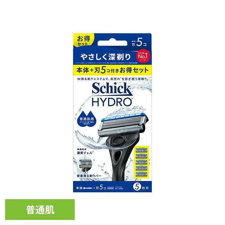ハイドロ モイスチャーソリッドSP 普通肌 コンボパック シック ハイドロ カミソリ シェービング 髭剃り ハイドロ