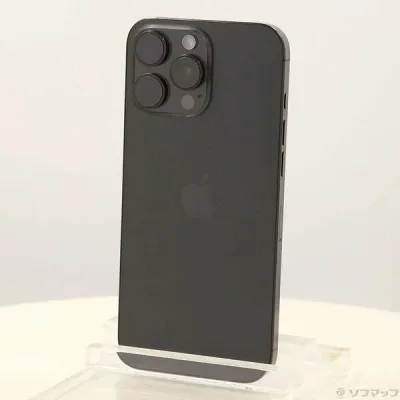 【中古】Apple(アップル) iPhone16 Pro Max 256GB ブラックチタニウム 3N528J/A SIMフリー 【247-ud】