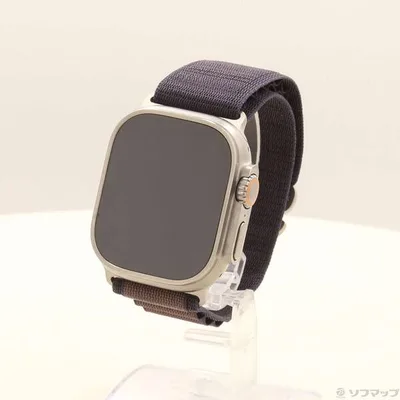 【中古】Apple(アップル) Apple Watch Ultra 2 GPS + Cellular 49mm チタニウムケース インディゴアルパインループ 【352-ud】