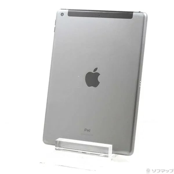 【中古】Apple(アップル) iPad 第7世代 128GB スペースグレイ MW6E2J/A auロック解除SIMフリー 【198-ud】