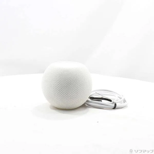 【中古】Apple(アップル) HomePod mini ホワイト MY5H2J/A 【344-ud】