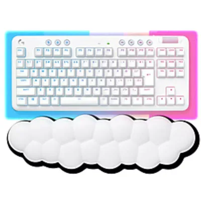 【中古】logicool(ロジクール) 〔展示品〕 Aurora Collection G715 ワイヤレスゲーミングキーボード ホワイトミスト G715WL-TC 【377-ud】