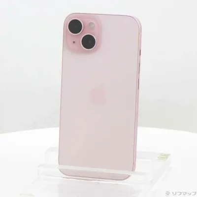 【中古】Apple(アップル) iPhone15 128GB ピンク MTMJ3J/A SIMフリー 【305-ud】