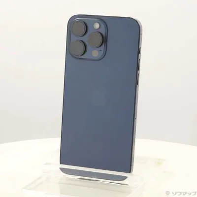 【中古】Apple(アップル) iPhone15 Pro Max 256GB ブルーチタニウム MU6T3J/A SIMフリー 【305-ud】