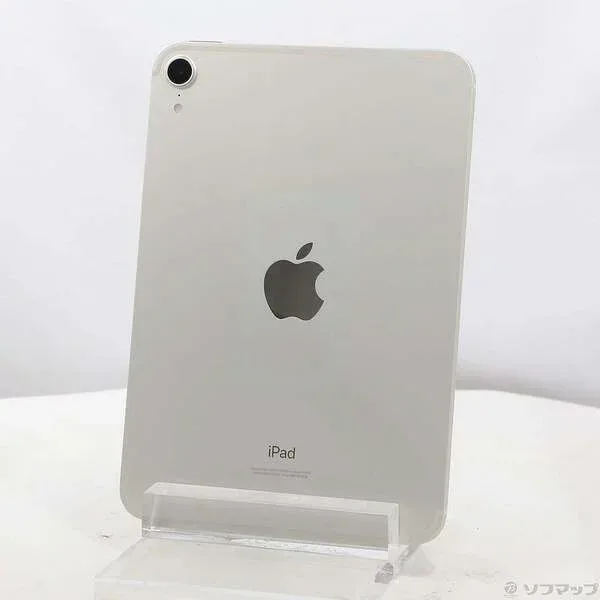 【中古】Apple(アップル) iPad mini 第6世代 64GB スターライト MK8C3J/A docomoロック解除SIMフリー 【349-ud】