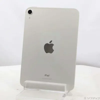 【中古】Apple(アップル) iPad mini 第6世代 64GB スターライト MK8C3J/A docomoロック解除SIMフリー 【349-ud】