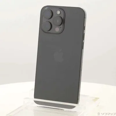 【中古】Apple(アップル) iPhone15 Pro Max 512GB ブラックチタニウム MU6U3J/A SIMフリー 【377-ud】