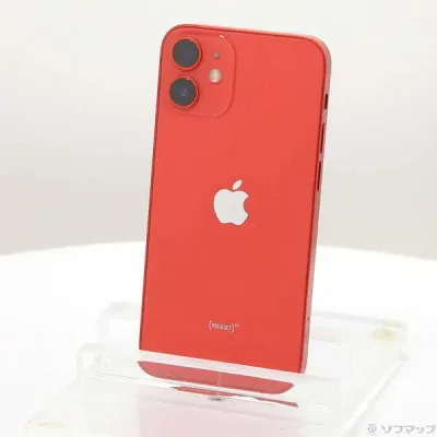 【中古】Apple(アップル) iPhone12 mini 64GB プロダクトレッド MGAE3J/A SIMフリー 【258-ud】