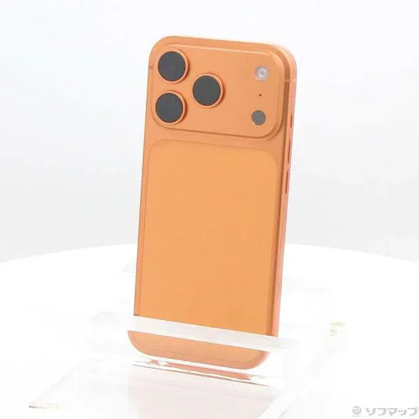 【中古】Apple(アップル) iPhone17 Pro 256GB コズミックオレンジ MG864J/A SIMフリー 【258-ud】