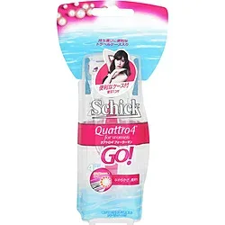 シック Schick(シック) クアトロ4 フォーウーマンGO! ホルダー 替刃1個付 〔脱毛・除毛クリーム〕 QFW021MB