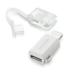 ELECOM(エレコム) micro USB to Lightning 変換アダプタ MFi認証 iPhone iPad iPod AirPods各種対応 マイクロUSB 変換 ライトニング 変換 ホワイト MPA-MBLADWH MPAMBLADWH