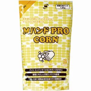 【ミドリ安全 MIDORI】ミドリ安全 MHAND-PRO CORN-1.2KG ハンドクリーナー Mハンド PRO CORN 1.2KG詰替え用袋