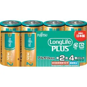 【富士通 FDK】富士通 LR14LP アルカリ乾電池単2 Long Life Plus 4個パック