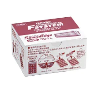 【フェザー】フェザー PFSE-30B エフシステムブレイド サムライエッジ 3枚刃 30個入