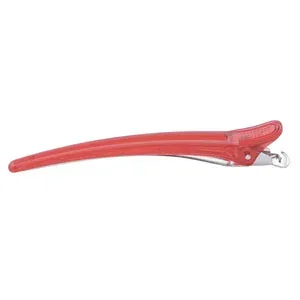 【五力工業】五力工業 Eクリップ Lサイズ 121mm 10本入 クリアレッド