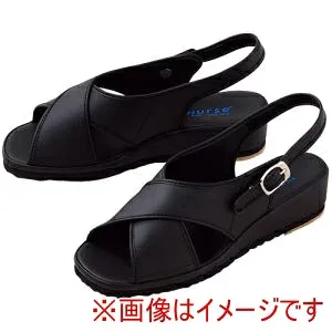 送料無料!!【富士ゴムナース】富士ゴムナース 750 クロスサンダル ブラック 26cm メーカー直送 代引不可 北海道沖縄離島不可【smtb-u】