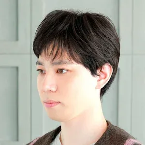 【プリシラ】プリシラ 男性用 5分 ウィッグ ミディアム ショート 耐熱 ショコラブラック GB-24-TCK