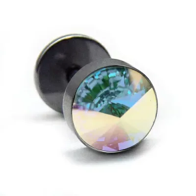 1個売り 18Gボディピアス レインボー 6mm ジュエリー メンズアクセサリー メンズ ボディピアス ピアス ステンレス アクセサリー プレゼント ギフト ファッション 男性用 おしゃれ bp12 アクセONE 新作 服 秋 冬 秋服 秋冬