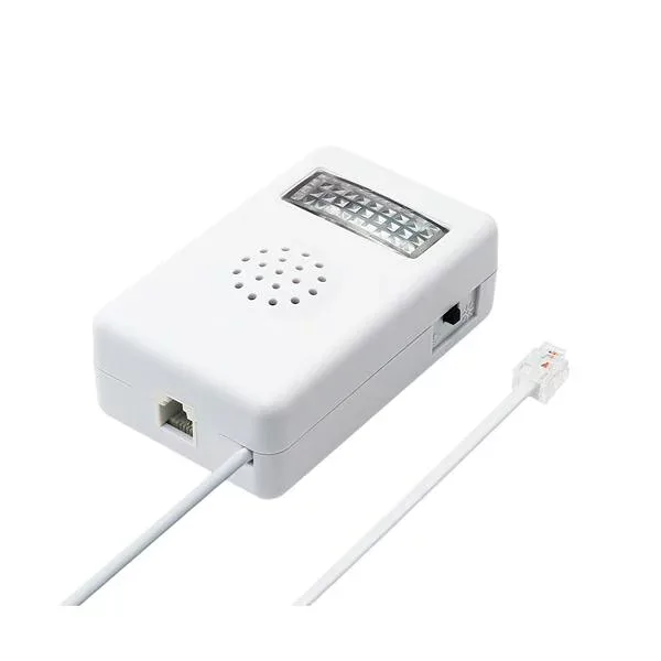 (まとめ)MCO 電話着信お知らせアダプタ フラッシュリンガー 壁掛けタイプ DSP-FL01【×2セット】