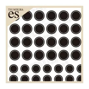 TSUMEKIRA(ツメキラ) ネイルシール es ドットミニ 黒 ES-DOT-007