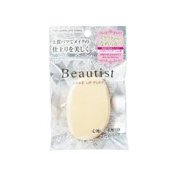ビューティスト メイクアップパフ 高密度・平行四辺形 2P×12個セット BT-3501