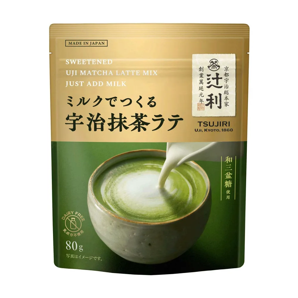 辻利 ミルクでつくる宇治抹茶ラテ 80g