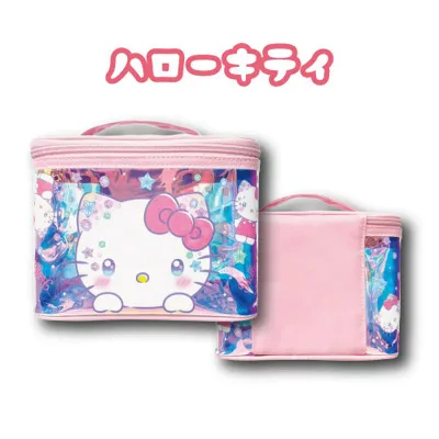 サンリオキラキラバニティポーチ 全5色 ハローキティ マイメロディ ポムポムプリン シナモロール クロミ
