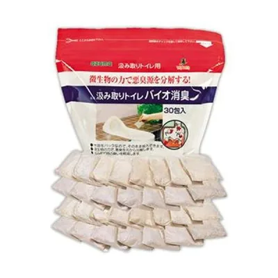 (まとめ)アズマ工業 汲み取りトイレ バイオ消臭20g/包 1パック(30包)【×5セット】