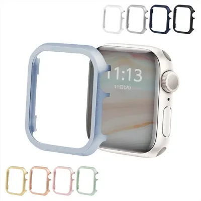 GAACAL W00114B5 APPLE WATCH 7-9 41MM メタリックフレーム ブルー