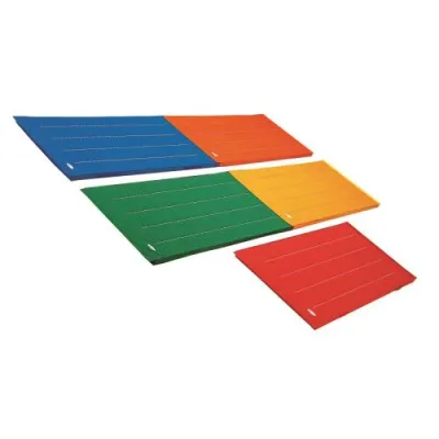 エバニュー EVERNEW 正規品 エコカラーマットジョイント式スベリ止付60×120×5 赤 送料無料