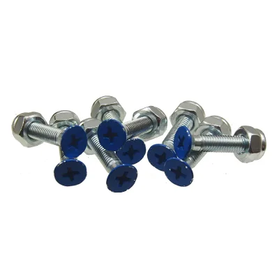 TWELVEFLOW トゥエルブ フロー 12FLOW 7/8 プラス BLUE スケートボードパーツ ビスナット