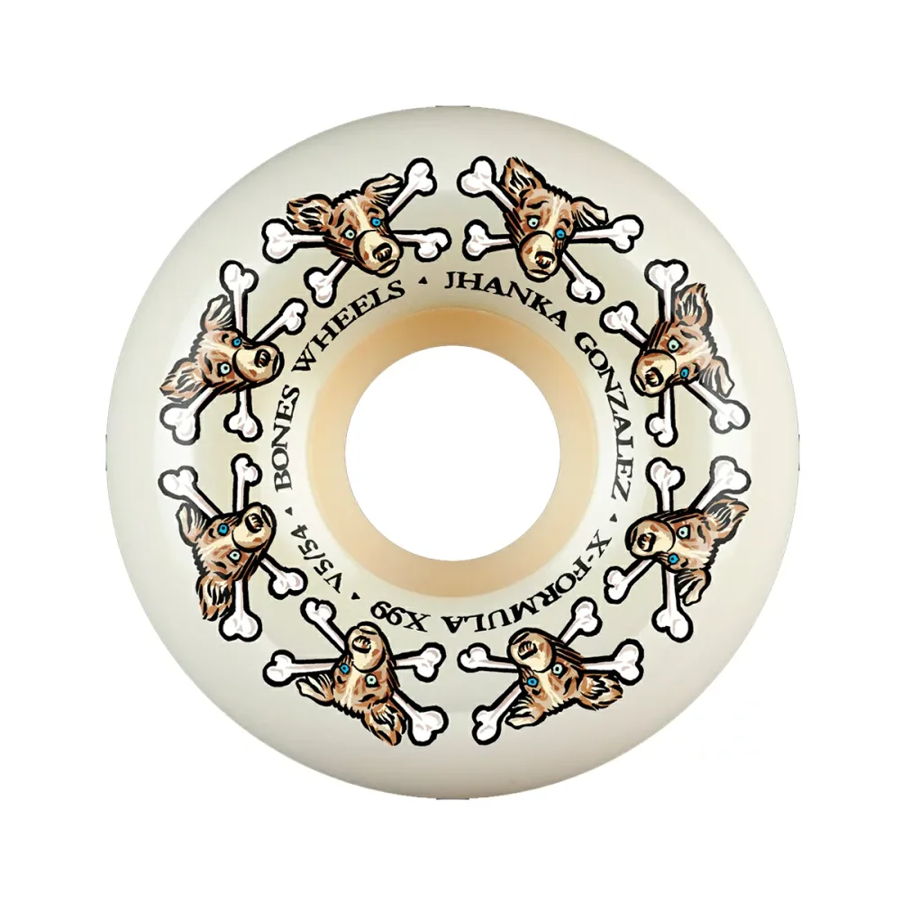 BONES WHEELS ボーンズ ウィール X-FORMULA JHANKA VATO DOG SIDECUTS V5 54mm 99A スケートボード スケボー ウィール スケートボード ウイール