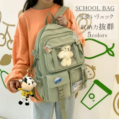 防水 多機能 バックパック 大容量 中学生 軽量 パソコン 女子 高校生 通勤 防水 ジュニア 学生 背面 レディース 軽い 収納