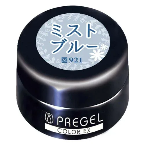 PRE GEL(プリジェル) PRE GEL カラーEX ミストブルー921 3g PG-CE921 UV/LED対応 ジェルネイル